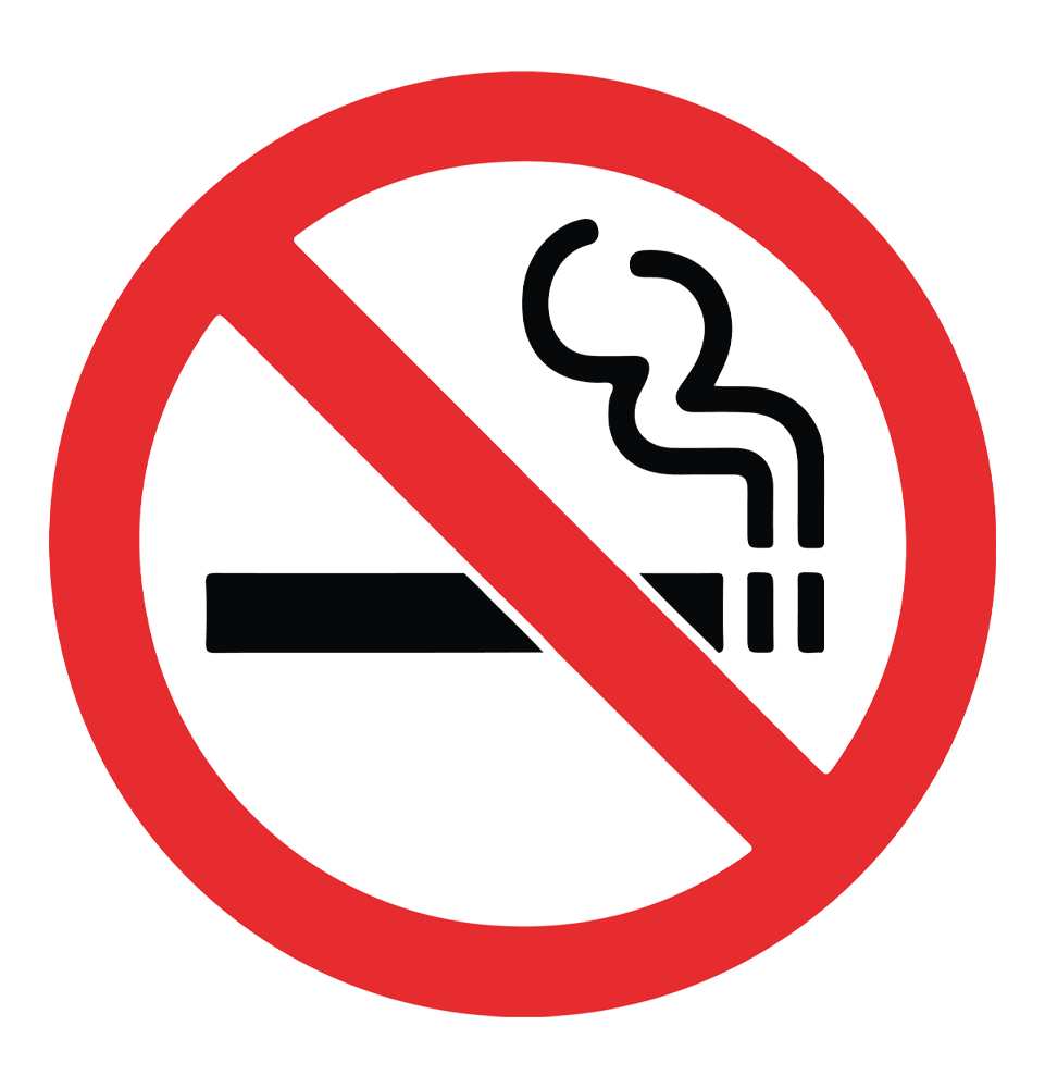no smoking banner sign